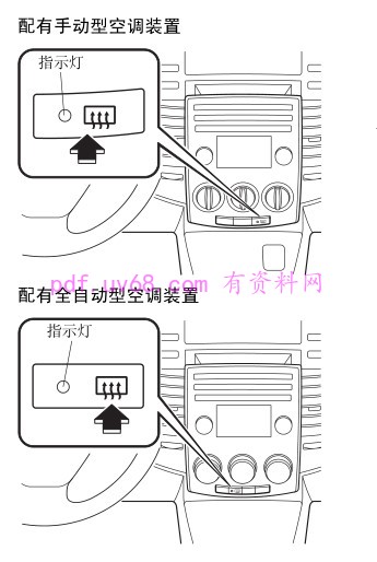 2008 马自达5 M5 使用说明书 操作指南 手+自动