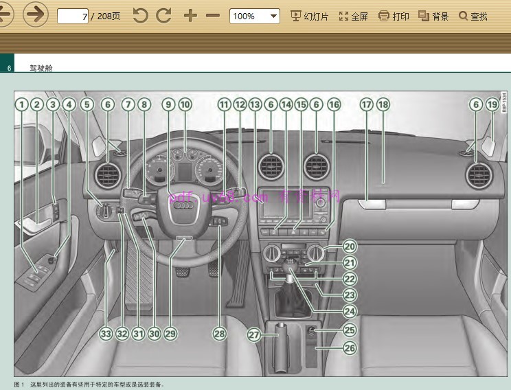 2009-2012 奥迪A3 车主使用说明书 用户指南 A3 Sportback 2010-2011