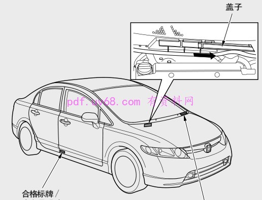 2006-2009 思域civic车主使用说明书 用户指南2008包括手+自动