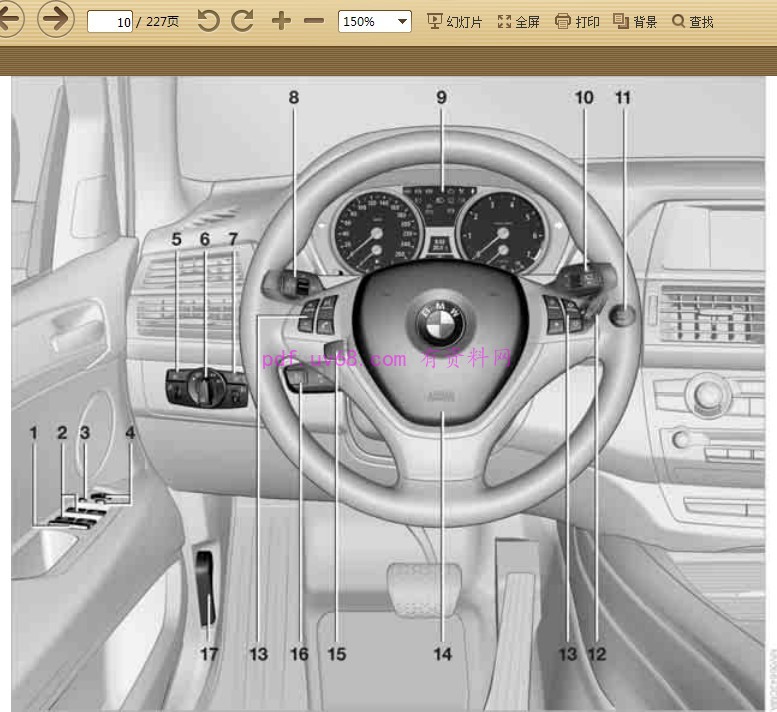 2006-2009 宝马X5 4.8i 3.0d 使用说明书E70 2008