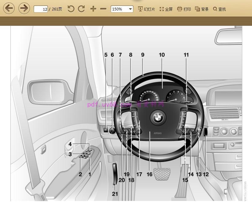2002-2003 宝马735Li 745Li 使用手册 用户指南 2001