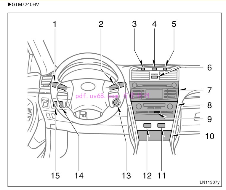 2009-2011 凯美瑞(混动)240HV HQ 用户使用手册 车主指南2010