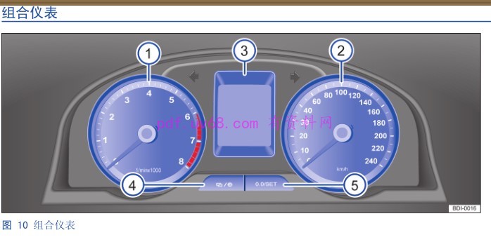 2013-2017 大众桑塔纳使用说明书 操作指南2015 2016