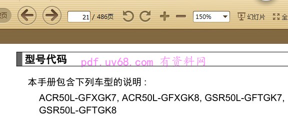 2014-2016 普瑞维亚 用户手册
