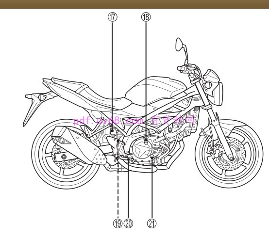 2017 铃木SV650 A L7使用说明书 2016