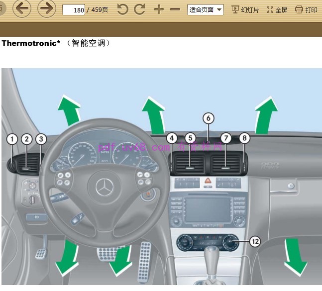 2004-2005奔驰轿跑C30 AMG C230 k 使用手册 用户指南