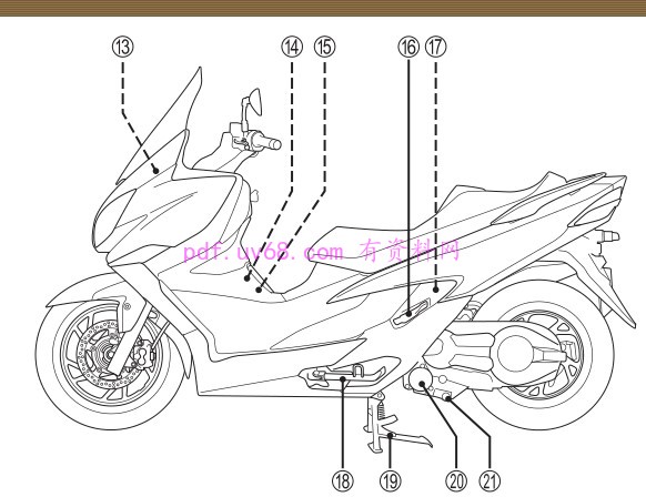 2018 铃木AN400 burgman 400 L8 使用说明书(繁体字)车主指南 2017